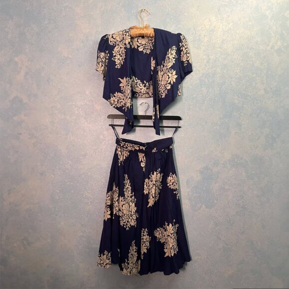 Trashy Diva Other - Blue Hawaii Tie Top & Skirt, Size 6